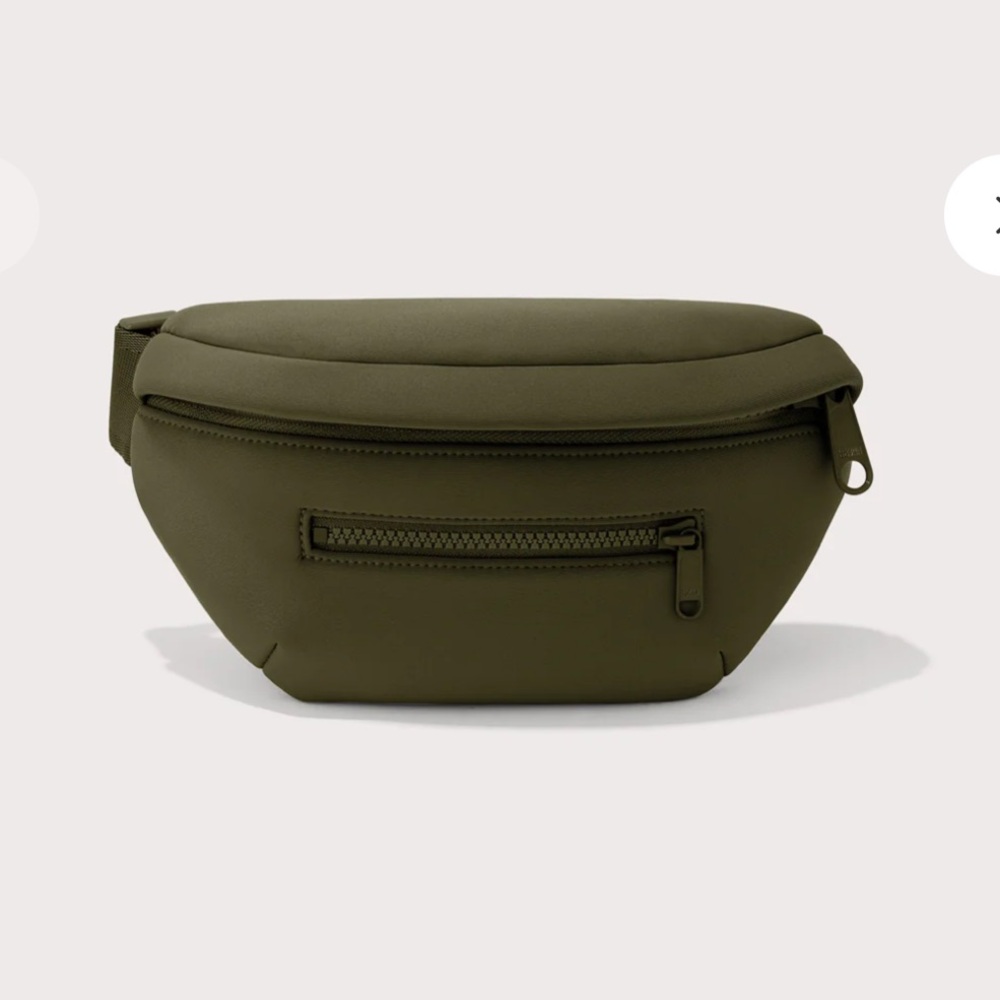 Dagne Dover Dark Moss Ace Neoprene Fanny Pack